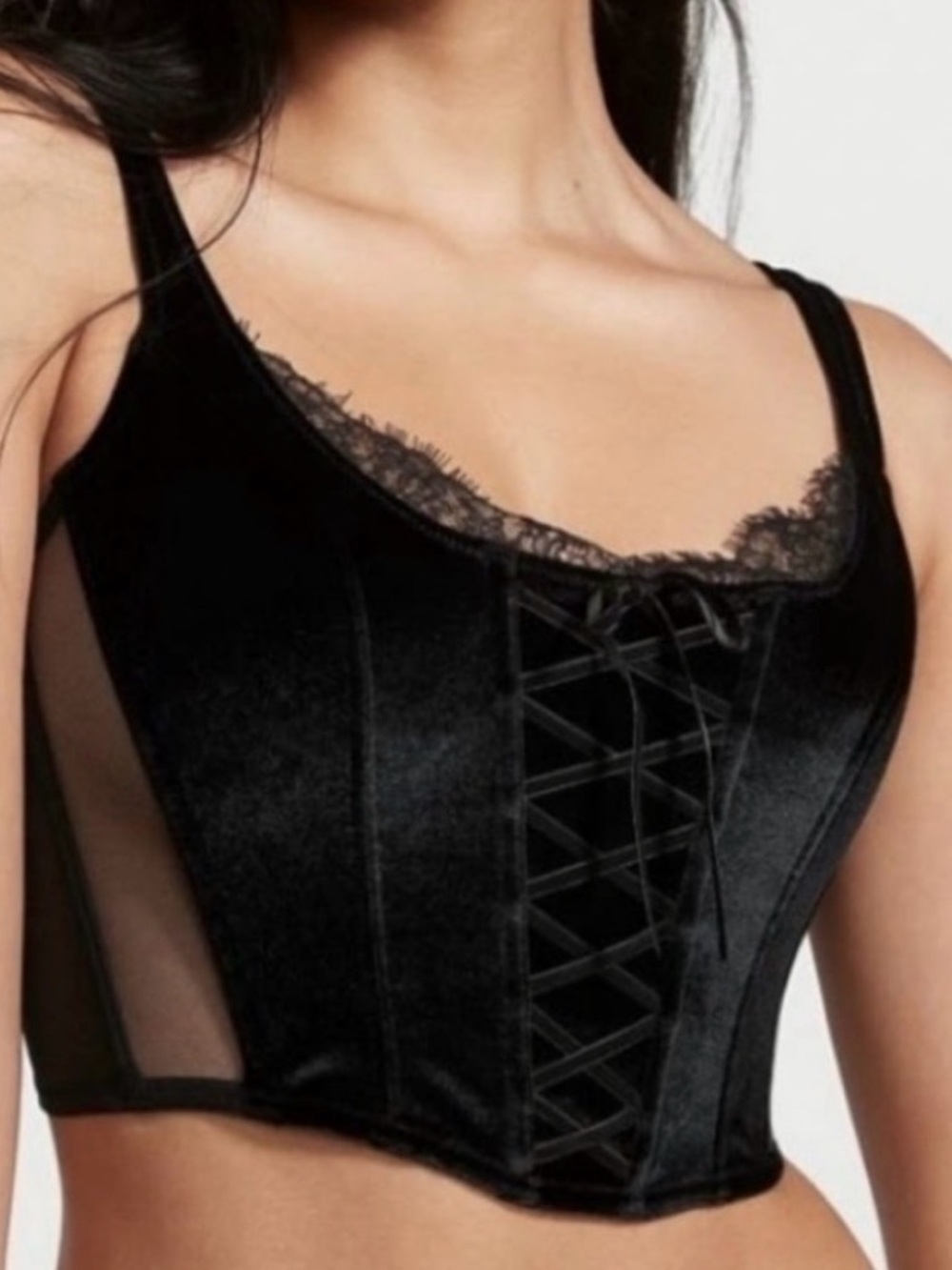 NWT. Victoria's Secret Dream
Angels Laced velvet corset top